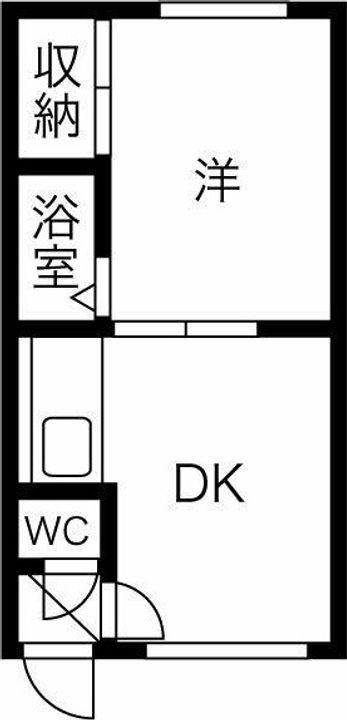 北海道札幌市白石区栄通15(マンション)の賃貸物件の間取り