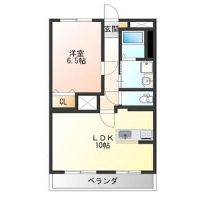 栃木県宇都宮市山本1(マンション)の賃貸物件の間取り