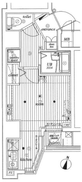 ミリオンプラザ目黒駅前の間取り