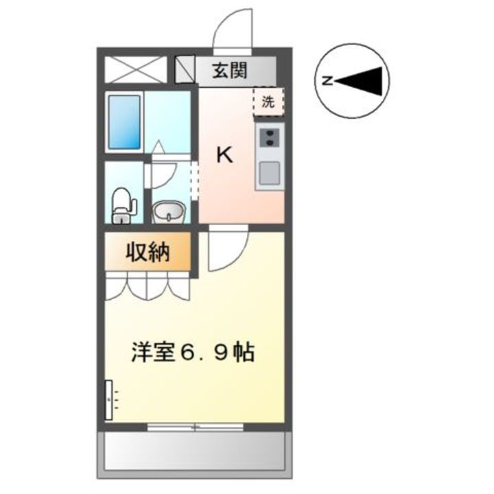 ブルージュの間取り