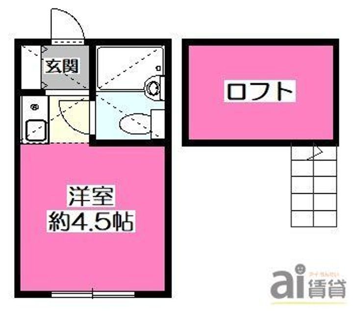 東京都小平市小川町1(アパート)の賃貸物件の間取り