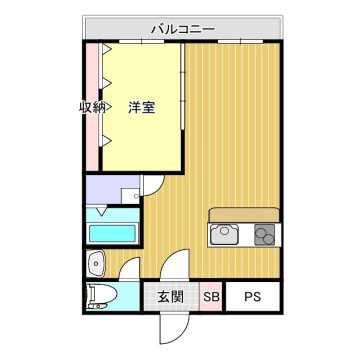 班目グリーンハイツの間取り