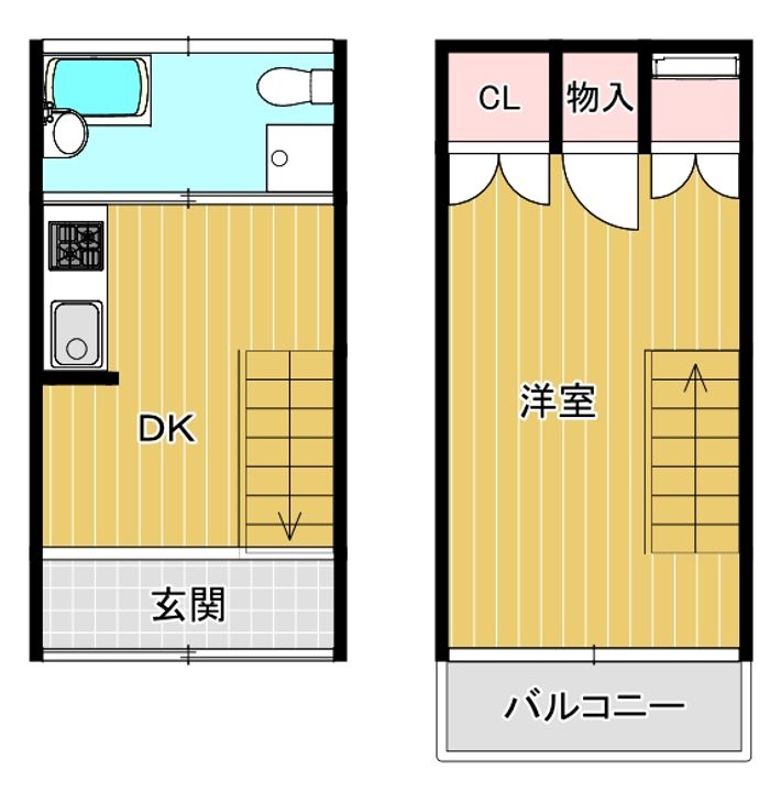 神奈川県横浜市緑区寺山町(一戸建)の賃貸物件の間取り
