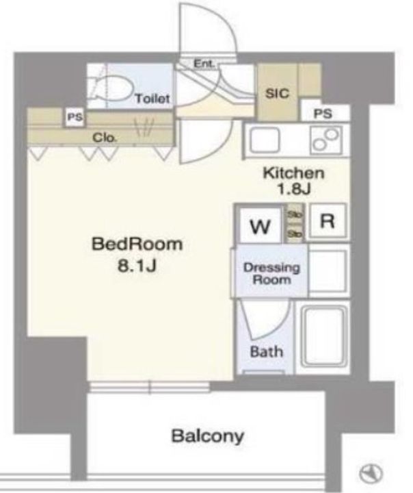 東京都新宿区西早稲田3(マンション)の賃貸物件の間取り