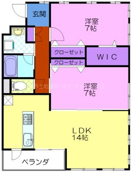 ベルフォートの間取り