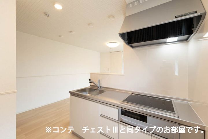 兵庫県加古川市平岡町西谷(アパート)の賃貸物件のキッチン