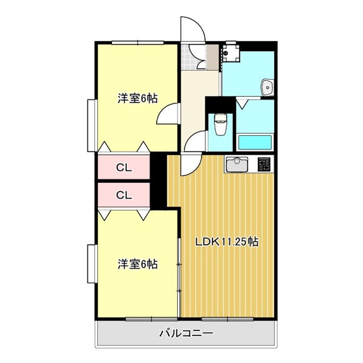 ドミールIの間取り
