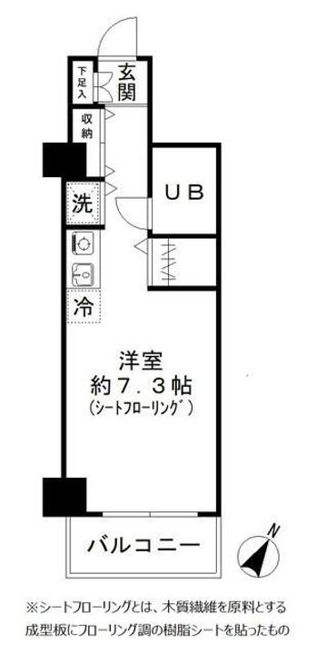 パークフラットの間取り