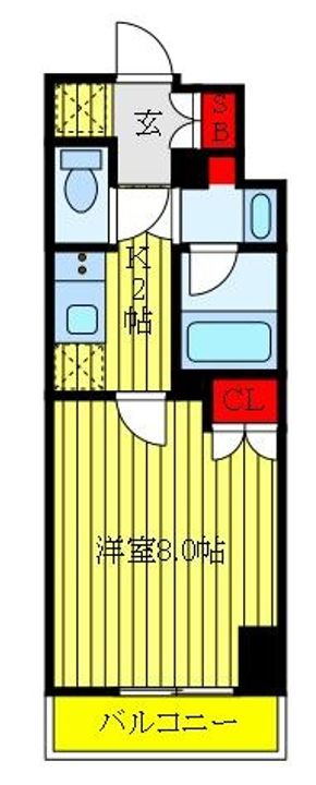プレール・ドゥーク王子の間取り