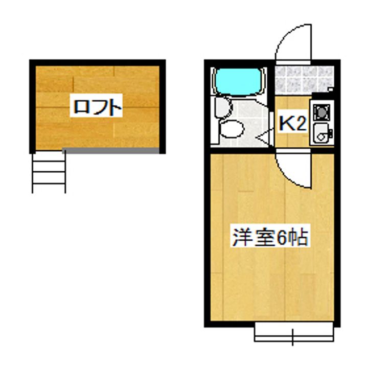 岐阜県土岐市泉町久尻(アパート)の賃貸物件の間取り