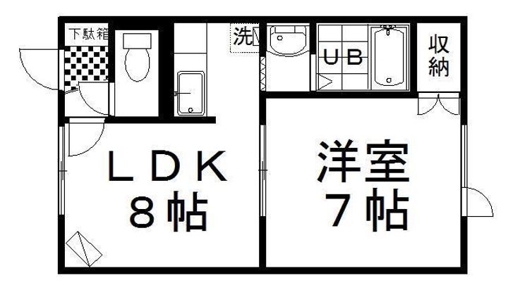 ピュアライフ新富の間取り