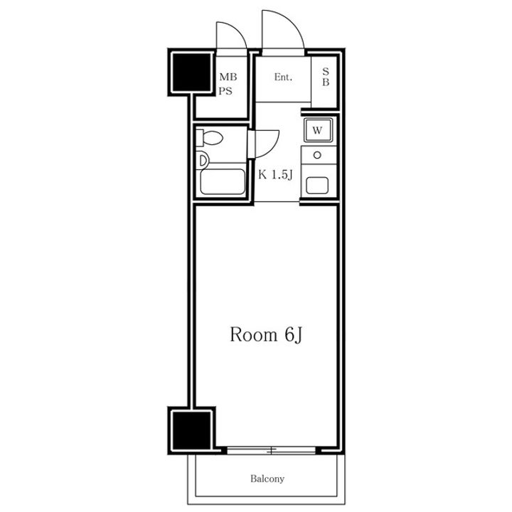 ルイシャトレ恵比寿の間取り