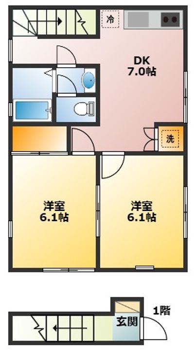 エストドミールの間取り