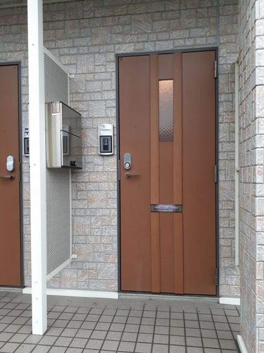 福島県福島市松川町美郷1(アパート)の賃貸物件の玄関