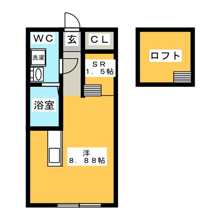 ハピネスハイムの間取り
