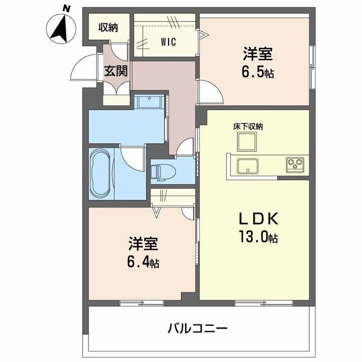 アイビー倉敷 C棟の間取り