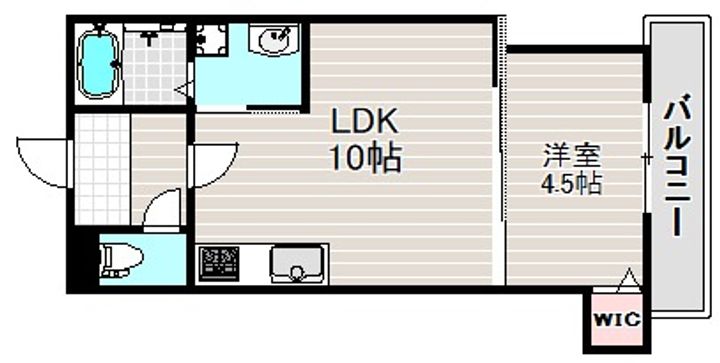 大阪府寝屋川市萱島桜園町(アパート)の賃貸物件の間取り