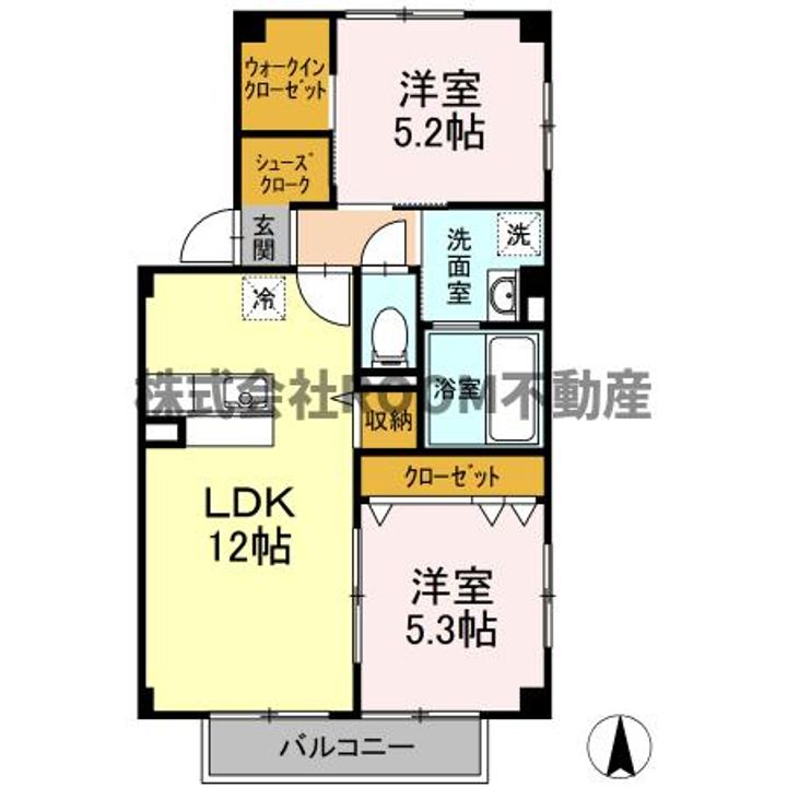 グランディール早水町の間取り
