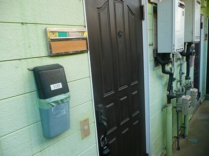 パークハイツの玄関