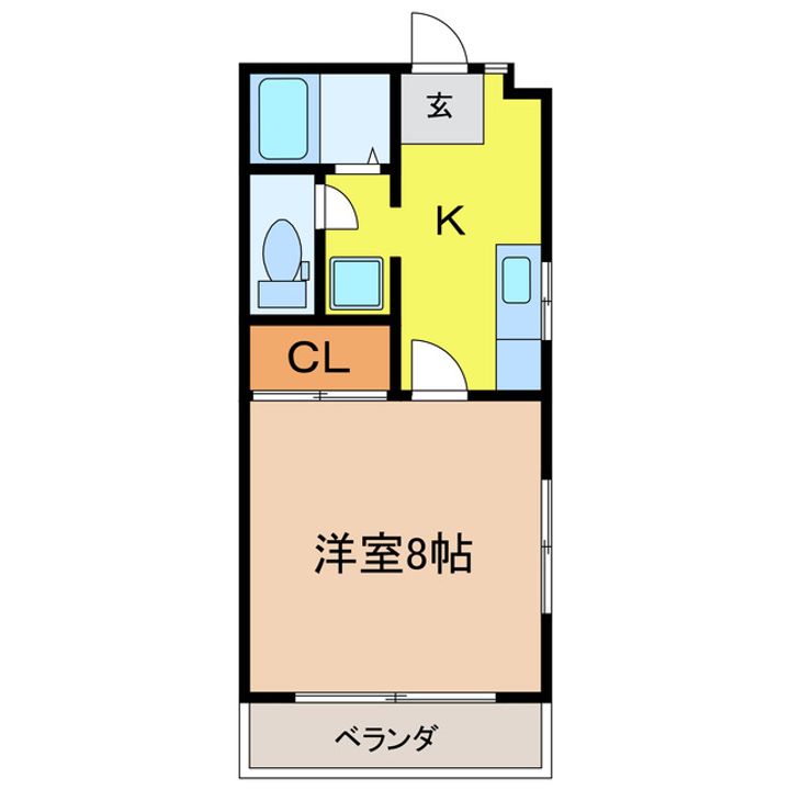 TYハイツ西川田の間取り