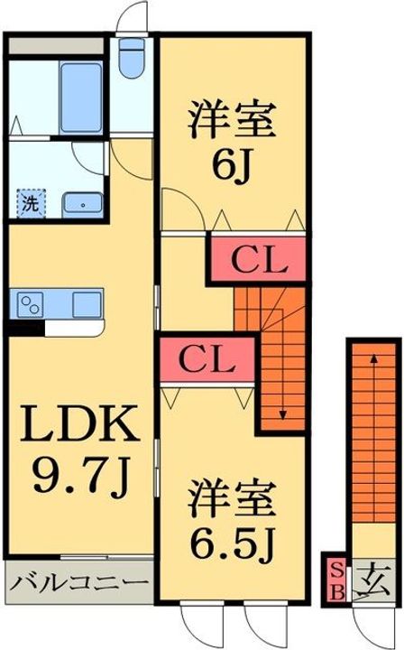 アクアブローの間取り