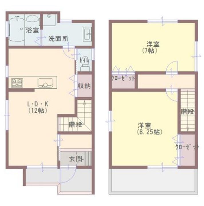 兵庫県姫路市増位本町1(一戸建)の賃貸物件の間取り