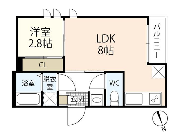 Grandtic Smart Regina (レジーナ)の間取り