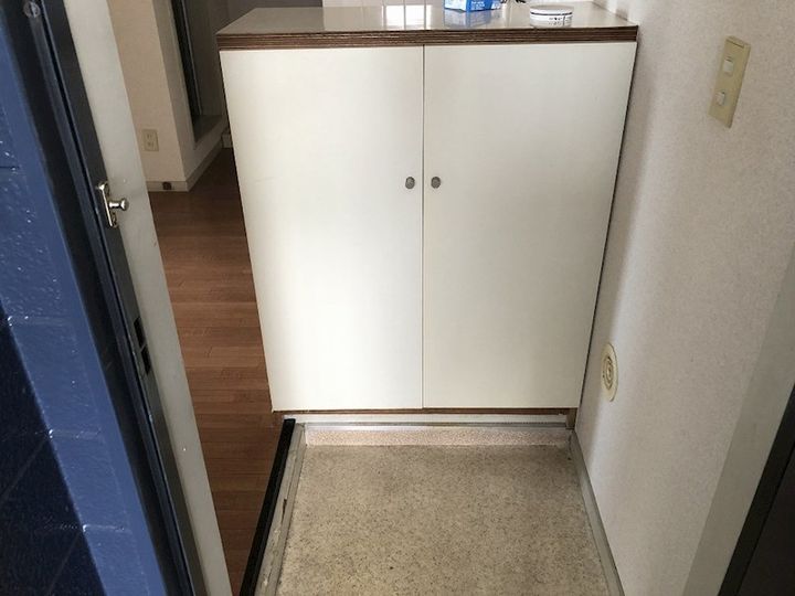 神奈川県伊勢原市板戸(アパート)の賃貸物件の玄関