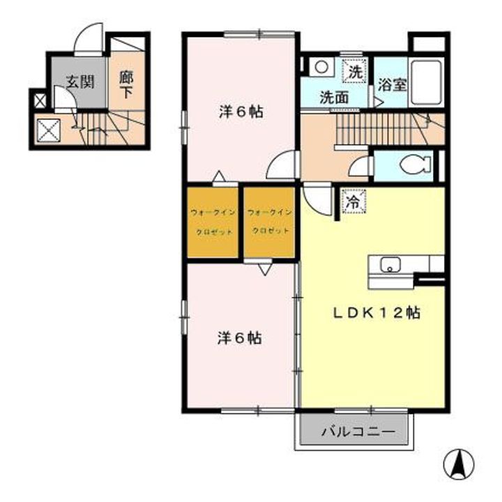 プレミール・カーサ Aの間取り