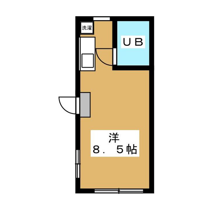 横山ハイツの間取り