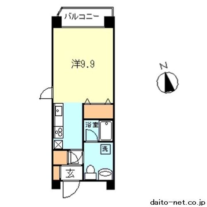 ハーベストヒルズ溝の口2の間取り