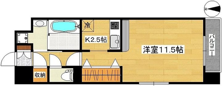 サングーテス志波町の間取り