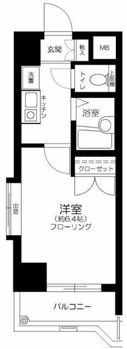 東京都文京区関口1(マンション)の賃貸物件の間取り