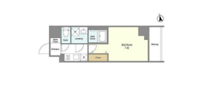 BLAU南池袋の間取り