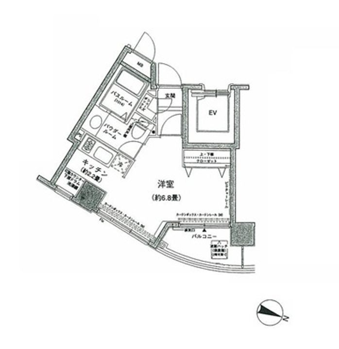 コンフォリア愛宕の間取り
