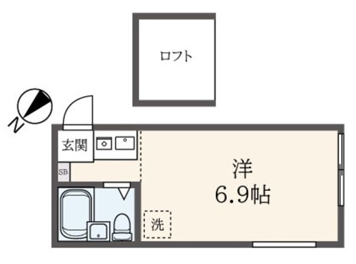 ペアパレス桜上水の間取り