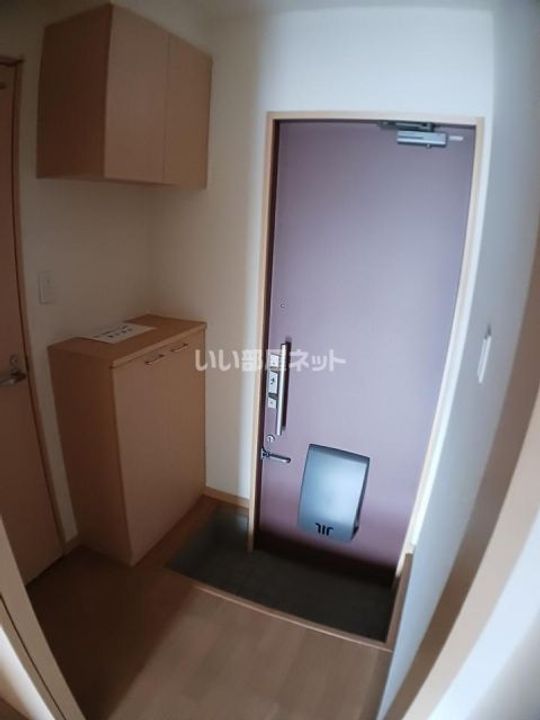 プレイン・パイン Aの玄関