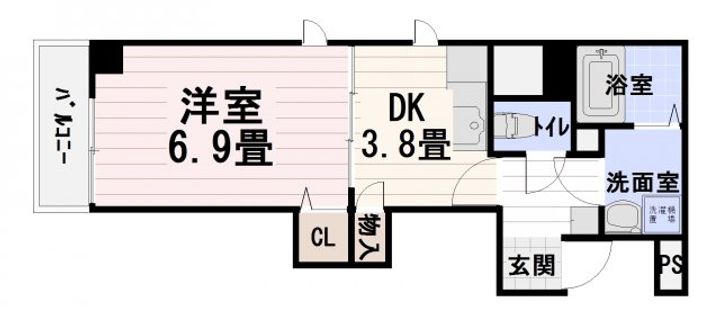福岡県宗像市三郎丸2(マンション)の賃貸物件の間取り