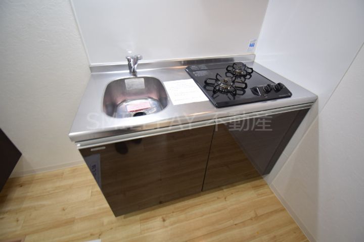 兵庫県神戸市兵庫区水木通8(アパート)の賃貸物件のキッチン