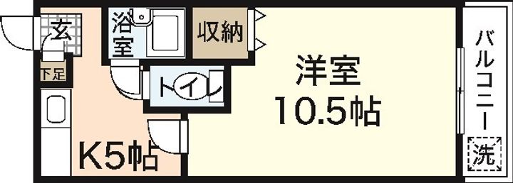 第一タウン皆賀の間取り