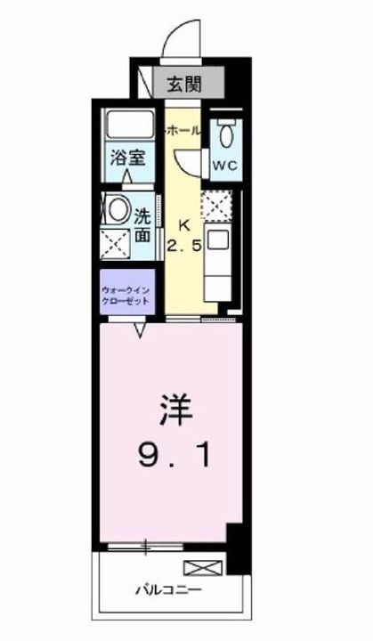 ジュネス トラントの間取り