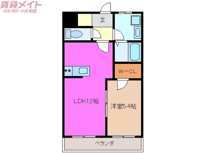 プレステージ千種 A棟の間取り