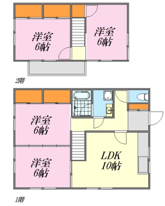 広島県廿日市市佐方(一戸建)の賃貸物件の間取り