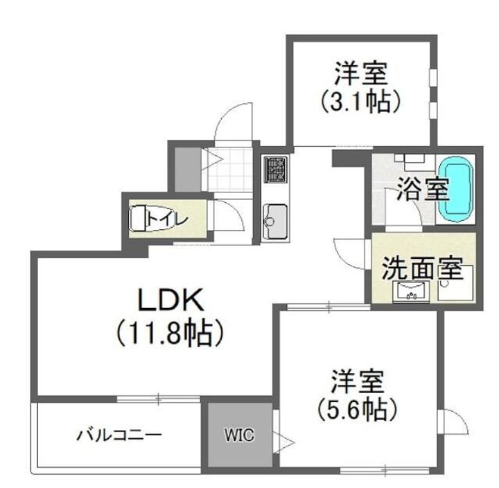 東京都杉並区久我山2(マンション)の賃貸物件の間取り