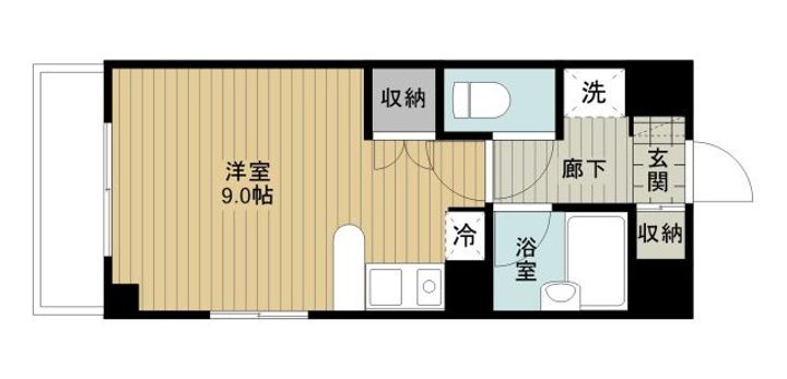 栃木県宇都宮市星が丘2(マンション)の賃貸物件の間取り