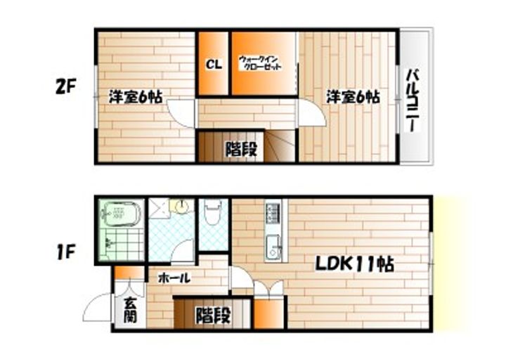 EMIREA日明Iの間取り