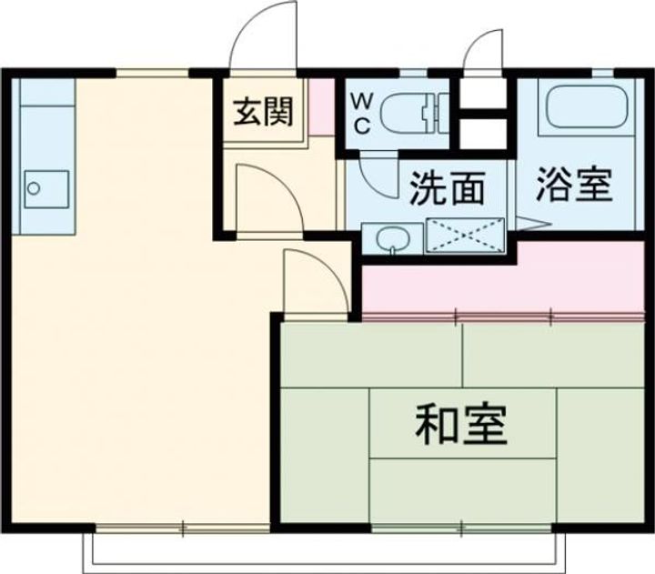 栃木県宇都宮市東峰町(アパート)の賃貸物件の間取り