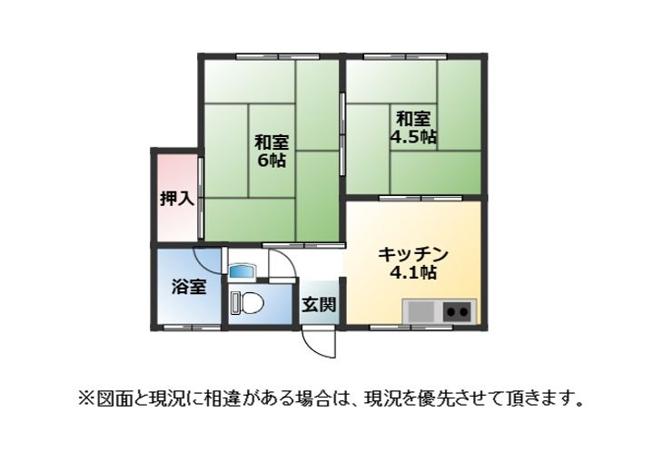 千葉県野田市中野台(アパート)の賃貸物件の間取り