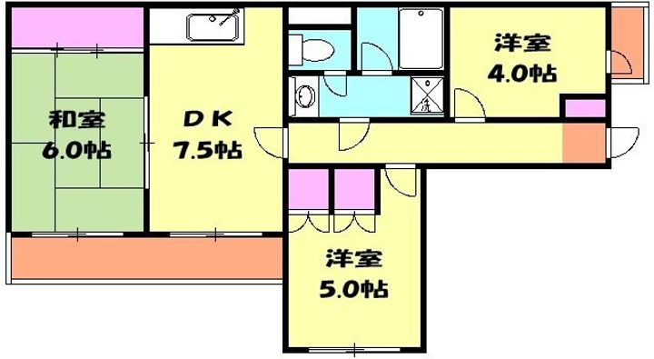 メゾン戸張の間取り