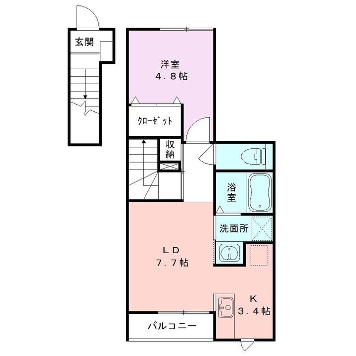 BUENA天神尾の間取り